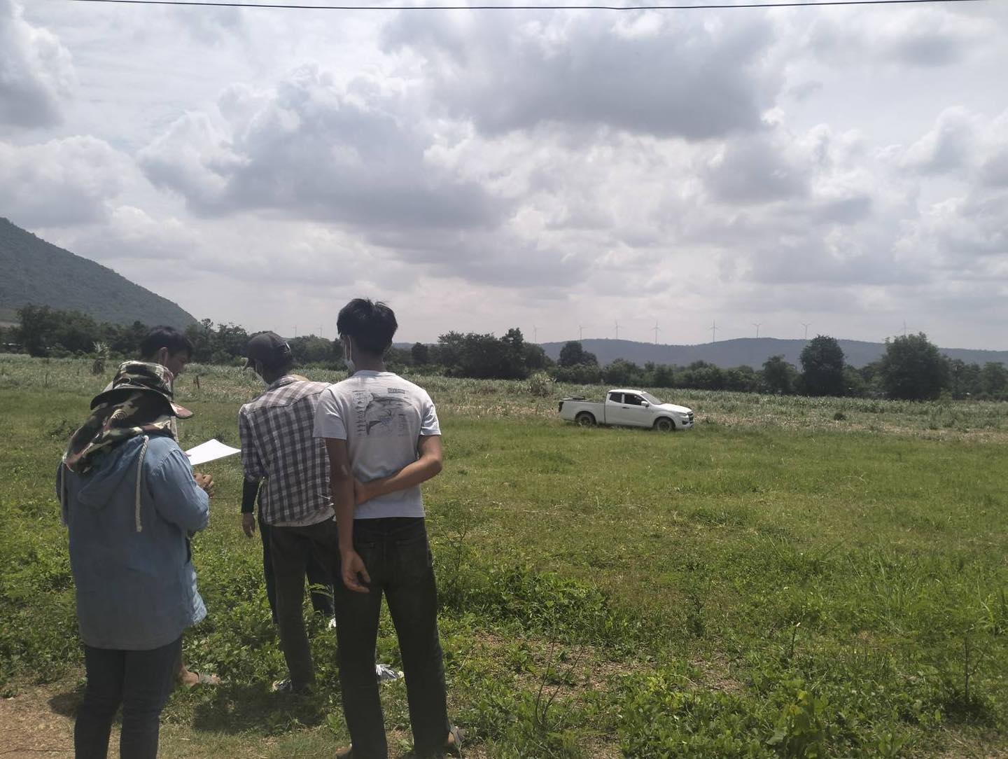 พาลูกค้าชมที่ดินแปลงสวยติดเขา  วิวกังหันลม #ที่ดินจัดสรรเวล999